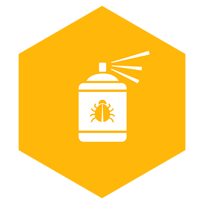 Fumigation or pest control service icon